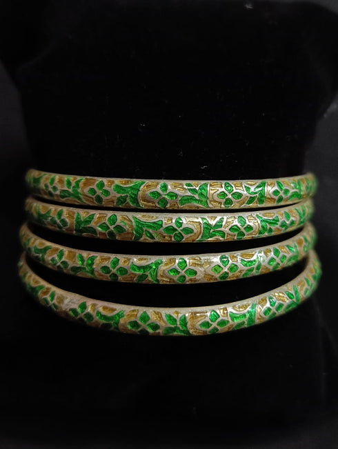 925 Silver Meenakari Bangles (2.4)
